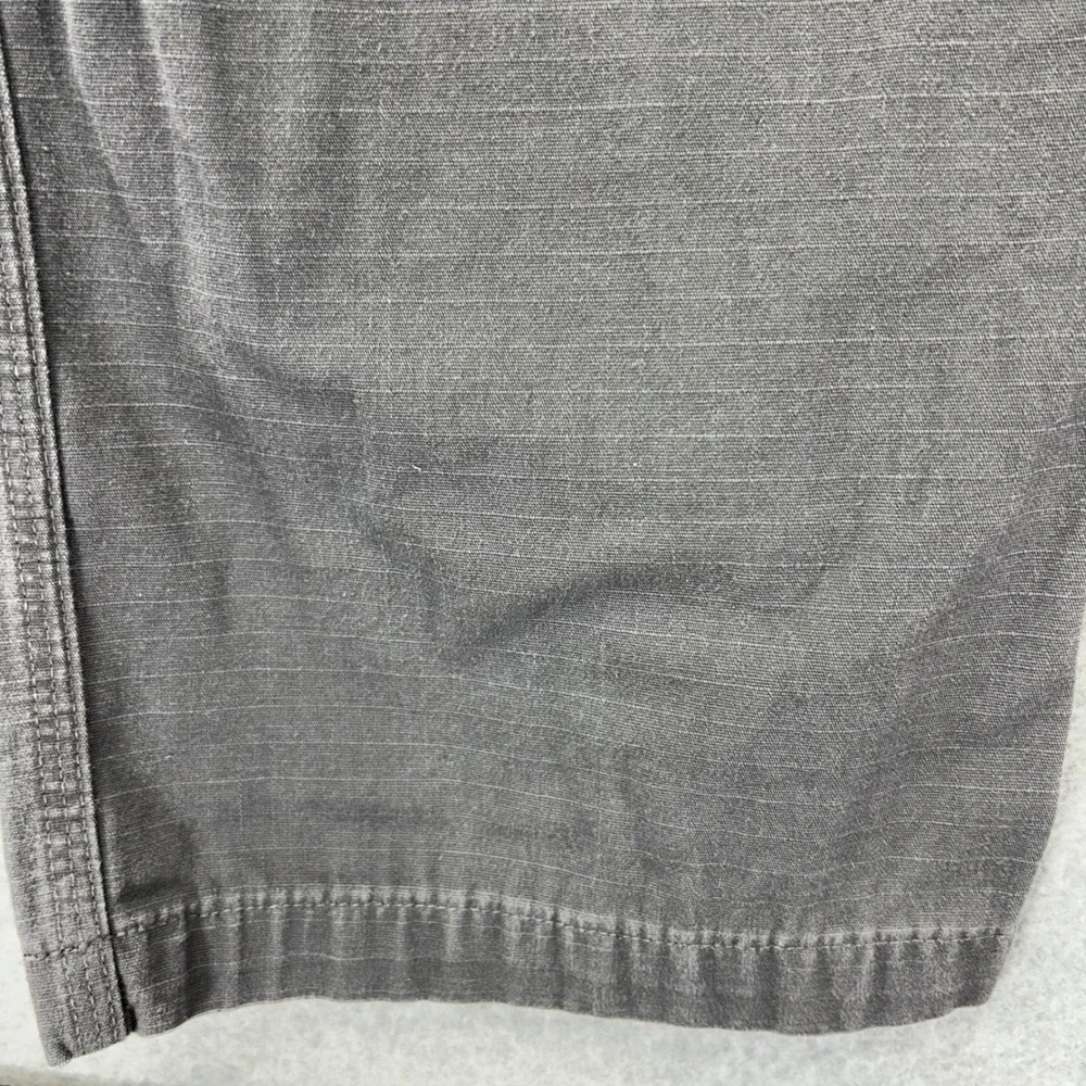 Carhartt Cargo Pants B342GVL Mens 37x33 Gray Cotton Ripstop Workwear Utility